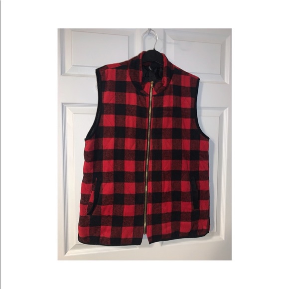 Plaid Vest ❤️ - Picture 2 of 3
